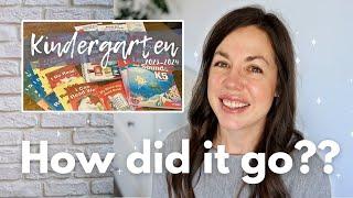 Kindergarten Reflections II 2023-24 Homeschool Curriculum II What WORKED & what did NOT WORK