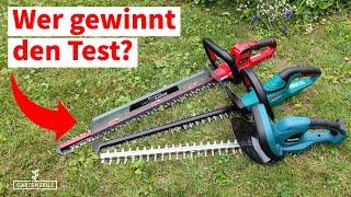 3 Akku Heckenscheren im Test [MAKITA, EINHELL, BOSCH] Wer gewinnt unseren Test?