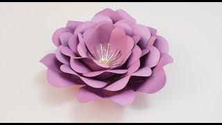 Paper flower DIY template Giant large DIY flower