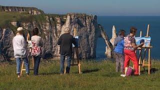 A natural wonder: France's white cliffs of Étretat