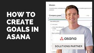 How to create goals, OKR's and KPI's in Asana