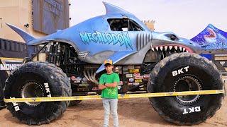 Jason and Alex visited the Monster Jam Show