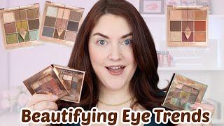 CHARLOTTE TILBURY BEAUTIFYING EYE TRENDS EYESHADOW PALETTES | Review, Demo, and Comparisons