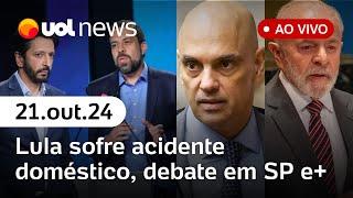 Lula sofre acidente: há risco de sangramento; brasileira faz pedido a Trump e+ notícias | UOL News