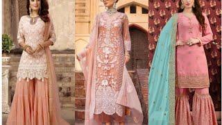 Beautiful peach colour ||  designer Party wear suit|| collection||#Trendy Fashion