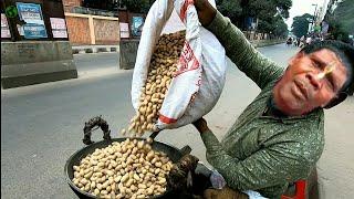 Badam badam kacha badam hokar   recipe popluar street food in south Asia||Badam badam viral food