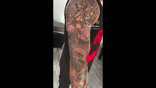 Full Arm Tattoo Done at Tattoo Villa #shorts#viral#