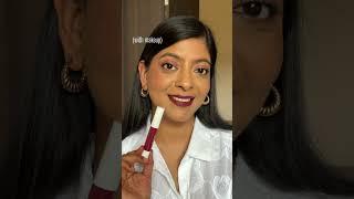 Such a gorgeous burgundy shade #shorts #lipstickswatch