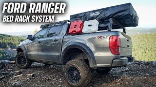 Check out this Overland Built Ford Ranger with Xtrusion XTR1 Bed Rack System