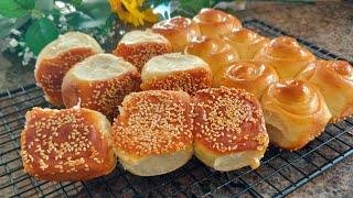 太好吃了！蜂蜜脆底小面包，小时候的最爱|Honey crispy buns recipe, My childhood favorite bread