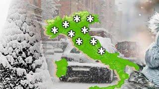 METEO -  Neve fiocchi fino in pianura, ecco le zone colpite