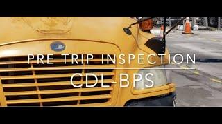 Pre Trip Inspection- CDL Class B Bus