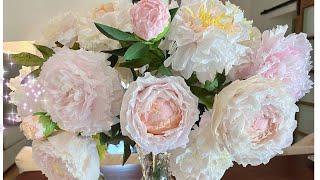 Coffee Filter Peonies Part 1