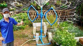 DIY smart garden sprinkler at home | Smart garden sprinkler ideas