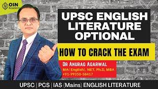 English Literature Optional I UPSC Exam Strategy | How to crack the exam