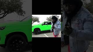 Trae tha Truth’s custom color changing Suburban  #traethatruth #houston #cars #carshow #customcars