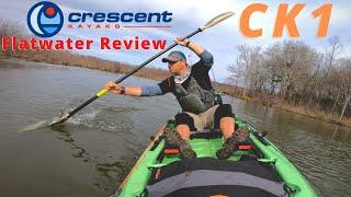 "On Lake Review" Crescent Kayaks CK1 Venture