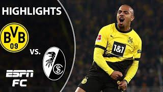  CLEAN SHEET  Dortmund vs. SC Freiburg | Bundesliga Highlights | ESPN FC