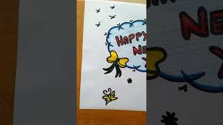 New Year Drawing l ES art & craft