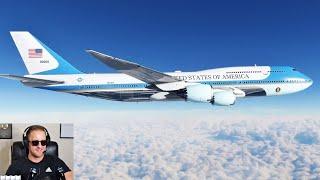 "AIR FORCE ONE" Full Flight with ATC in Microsoft Flight Simulator (VATSIM)