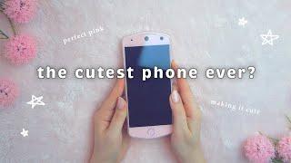 PINK Meitu M8 Unboxing & Kawaii Phone Customization! | Best Selfie Phone!︎