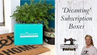 Let's Organize! Decanting Subscription Boxes, the Stitchuation Room, 12/31/24