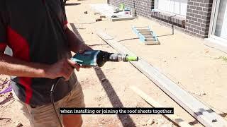 Part 7 | Stratco Outback Flat Cooldek | Light Install