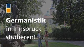 Germanistik in Innsbruck studieren!