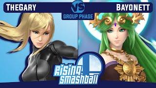 Rising Smashball #1 - TheGary (Zero Suit Samus) vs. Bayonett (Bayonetta, Palutena)