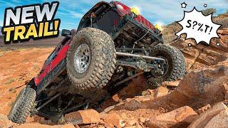 INSANE NEW TRAIL - Challenging Our Jeep Wranglers Off Road!