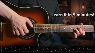 How To Play Beautiful Simple Melody (Fingerstyle Guitar Tabs)