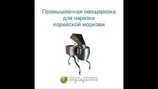 Промышленная овощерезка для нарезки корейской моркови
