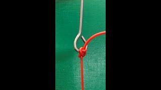 World's Fair fishing knot - simple knot for tying a hook to thin fishing lines - tutorinal on how to