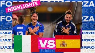 Highlights: Italia-Spagna 1-1 | Femminile | Amichevole