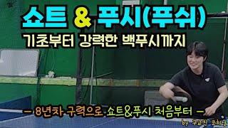 필수쇼트&푸시(푸쉬) - 기본자세부터 푸쉬 카운트까지 레슨