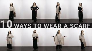 10 Ways to Wear a Shawl | Scarf