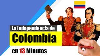 History of the INDEPENDENCE of COLOMBIA - Summary | Causes, development and consequences.