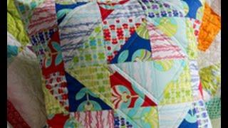 Quilter Jeni Baker Makes a Half Square Quilt on It's Sew Easy (706-2)