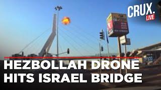 Israel Hezbollah War Live | Watch: Drone Strikes Pedestrian Bridge In Israel’s Nahariya | Live News