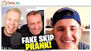 FAKE SKIP PRANK!! OME.TV mit Papa!