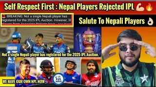 Not A Single Nepali Player Registered For IPL Auction 2025 🫡