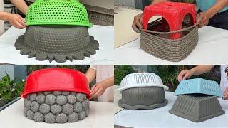 4 Project Unique And Beautiful From Cement - Great ideas for the garden!