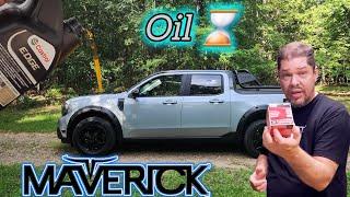 New Ford Maverick 1st Oil Change & Reset service