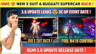 BIG UPDATE  M4 Fool Crate Return | New X suit | Bgmi 3.6 Update Release | bgmi / pubg 3.7 Update