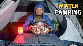 WINTER NIGHT CAMPING IN UTTARAKHAND FOREST | CAMPING IN INDIA | BORA THE CAMPER |