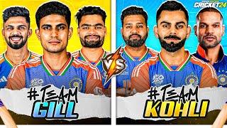 VIRAT KOHLI XI  SHUBMAN GILL XI: Who Will WinCricket 24