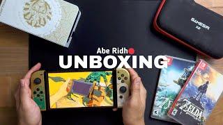 Unboxing ASMR | Pro Controller And Carrying Bag The Legend Of Zelda Tears Of Kingdom Special Edition