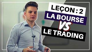 Investir en BOURSE ou faire du TRADING ?