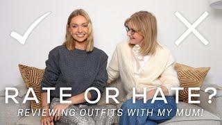 MEET MY MUM! REVIEWING OUR OLD OUTFITS TOGETHER