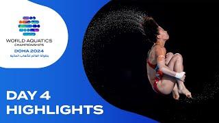 Day 4 | Highlights | World Aquatics Championships - Doha 2024